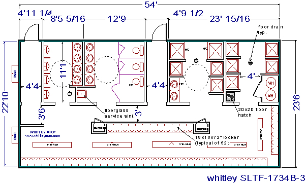 Floor Plans For Commercial Modular Buildings Restroom