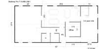 breakroom - modular building floor plan