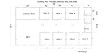 24 x 56 foot modular office building
