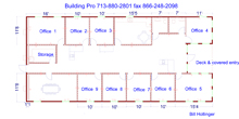 24 x 56 foot modular office building