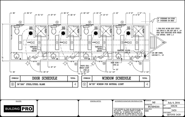 Floor Plans For Portable Modular Restrooms Showers And Toilet Buildings