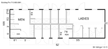 16-x-52 Double Shower