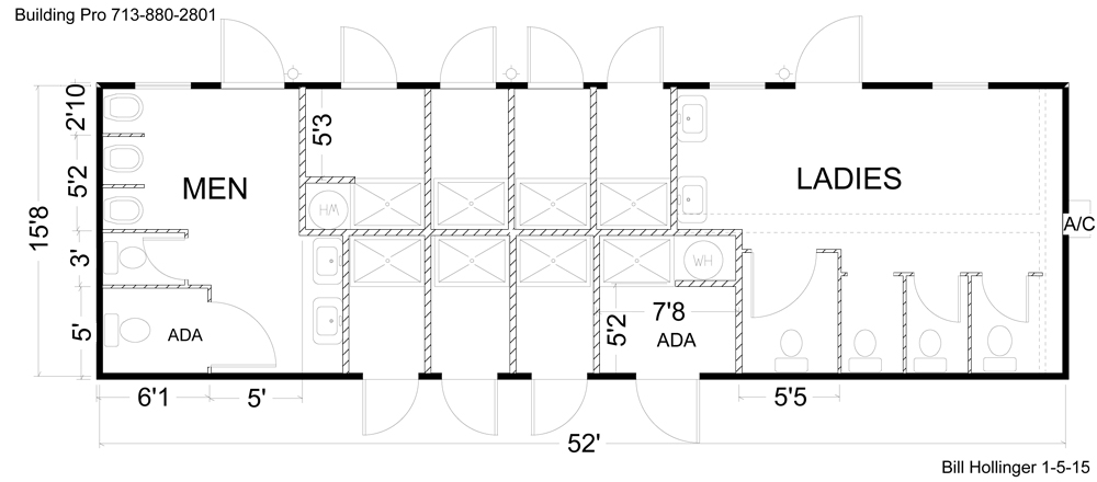 Floor Plans For Portable Modular Restrooms Showers And Toilet Buildings