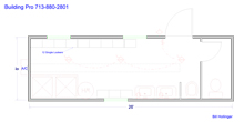 8x30 construction office trailer floor plan