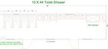 modular restroom building floor plan
